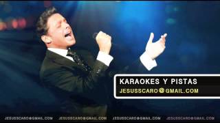 KARAOKE Luis Miguel  Nosotros PISTA ORIGINAL [upl. by Goulden]