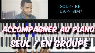 COMMENT ACCOMPAGNER AU PIANO  Lesson 43 [upl. by Orrocos]