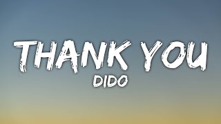 Dido  Thank You Lyrics [upl. by Auhsaj]