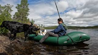 2 Days Solo Camping with Packraft and Dog [upl. by Pelagias]