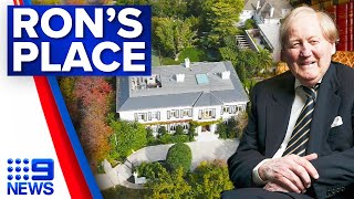 Late Ron Walker’s Toorak mansion on the market at eyewatering price  9 News Australia [upl. by Mcnutt52]