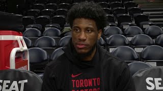 Raptors Practice Thaddeus Young  January 12 2024 [upl. by Notniuqal]