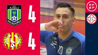 Resumen PrimeraDivisiónFS  Viña Albali Valdepeñas 44 Industrias Santa Coloma  Jornada 11 [upl. by Ipoillak622]