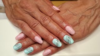 How to Make a Manicure without Efile summernails spidergel diynails [upl. by Adaven]