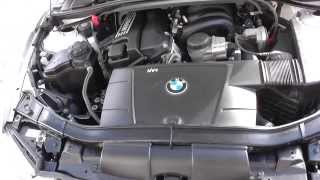 BMW E90 E91 E92 E93 Coolant Top Up Location [upl. by Ilenna]