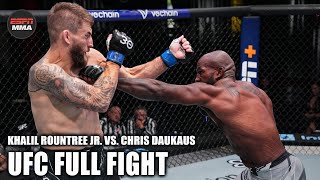 UFC FULL FIGHT Khalil Rountree Jr vs Chris Daukaus Aug 12 2023  ESPN MMA [upl. by Enineg]