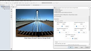 Linear Fresnel Solar Collector  Matlab  Simulink  Design Model [upl. by Kahcztiy488]