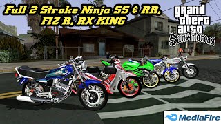 GAME GTA SA LITE FULL 2 STROKE NINJA SSRR FIZ R RX KING TERBARU 2024 [upl. by Odraude]