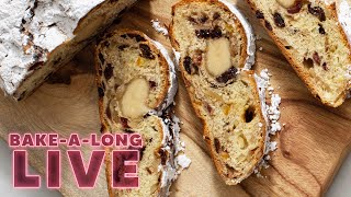 How to Bake Your New Favourite Holiday Dessert Stollen  LIVESTREAM [upl. by Ymmat]