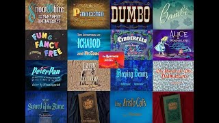 Classic Disney Movie Title Sequences [upl. by Elbag]