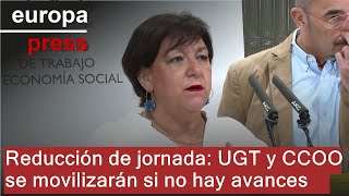 Sindicatos se movilizarán si no hay avances sobre la reducción en la reunión del 29 de julio [upl. by Quintus940]