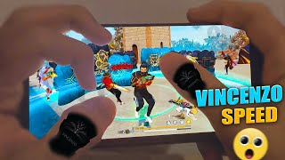 Mobile Vincenzo Shotgun Handcam  Settings Poco F3 👽💗 Free Fire Highlights [upl. by Jaddan]