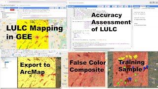 GEE 12 Land Use and Land Cover LULC Map Validation and Area Calculation of LULC in GEE [upl. by Nagud]