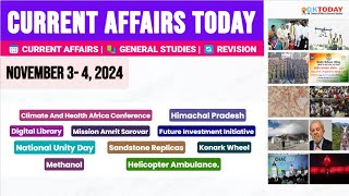 34 November 2024  Current Affairs in English by GKTODAY 🎯 [upl. by Ferdy]