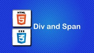 HTML5 and CSS3 Beginner Tutorial 19  Div and Span [upl. by Yraeg]