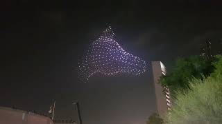 Experience Abu Dhabi Drone show 2023 l Drone light show Emirates Palace Abu Dhabi [upl. by Suidaht]