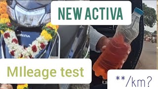 New Honda activa Mileage Test 2024 activa viral honda activa6g [upl. by Applegate]