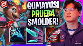 GUMAYUSI PRUEBA EL NUEVO PERSONAJE SMOLDER  T1 Gumayusi Juega Smolder ADC vs Ezreal  Season 2024 [upl. by Teena250]