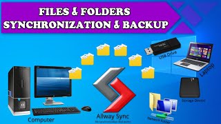 Files and Folders Backup amp Synchronization with Allway Sync  MultiDevice Solutions [upl. by Uhayile451]