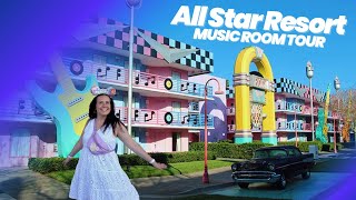 Walt Disney World Room Tour  All Stars Music Resort [upl. by Rebe]