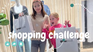 SHOPPING CHALLENGE Hailey amp Chloe köper outfits till varandra xD [upl. by Alleda]