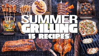 15 MUSTMAKE GRILLING RECIPES FOR THE SUMMER WE GOT A LITTLE CRAZY  SAM THE COOKING GUY [upl. by Baun219]