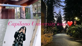 Vlog 2 Capilano University tour❤️ busy day👩‍💻university mei bhoot👻 [upl. by Hoeve]