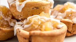 cooking baked Cinnamon Apple Individual pies [upl. by Reste]