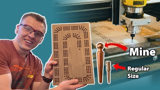 I Made a Custom Cribbage Board for my Parents [upl. by Onida]