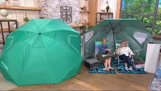 SportBrella XL Instant Outdoor Family Shelter Umbrella on QVC [upl. by Attelahs]