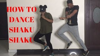 THE EASIEST SHAKUSHAKU DANCE TUTORIAL  LEARNING HOW TO DANCE SHAKU SHAKU [upl. by Randolf]