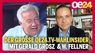 Der große oe24TVWahlinsider mit geraldgrosz amp Wolfgang Fellner [upl. by Genet201]