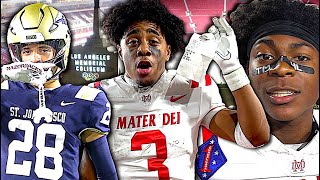 🔥 Mater Dei vs St John Bosco  EPIC Rematch and Battle for Nations 1  Its ALWAYS A MOVIE 🎥 [upl. by Blakeley]