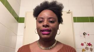 HOW TO DO A LOW SLEEK BUN And Natural Hair [upl. by Mercie]