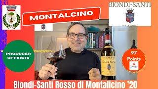 BiondiSanti Rosso di Montalcino DOC 20 97 Points montalcino [upl. by Aleik316]