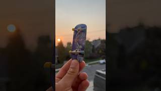 SUNSET FINGERBOARD SETUP🌠 lcboards fingerboard fingerboarding skate skateboard diy [upl. by Lydia]