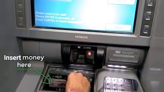 How to deposit money in ATM  CDM machine [upl. by Sianna]