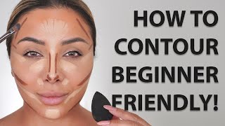 HOW TO CONTOUR YOUR FACE FOR BEGINNERS 2022  NINA UBHI [upl. by Kiyoshi]