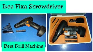 IKEA Fixa Screwdriver  Drill  ikea fixa drill how to use [upl. by Notnil]