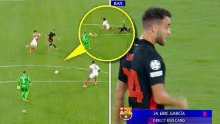 Ter Stegen MISTAKE Barcelona received a RED CARD against Monaco 😳 [upl. by Morganne607]