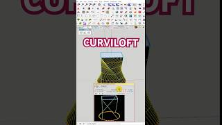 Sketchup Plugin CURVILOFT sketchup [upl. by Ijies110]