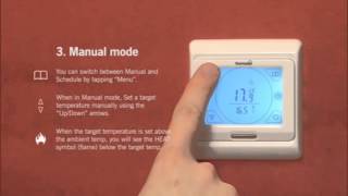 Thermonet Touchscreen Thermostat Easy Setup Guide [upl. by Anowahs750]