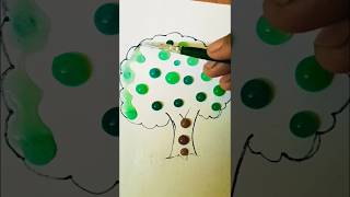 Tree water drops 💧 colouring [upl. by Roque]