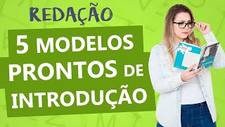 5 TÉCNICAS PRONTAS DE INTRODUÇÃO DA REDAÇÃO  Aula 7  Profa Pamba  Redação [upl. by Ierdna]