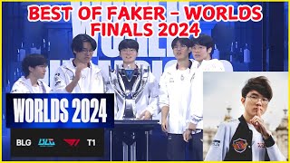 This Is How FAKER Carried T1 At The WORLDS FINALS 2024  BEST OF FAKER  League of Legends Clip [upl. by Casavant168]