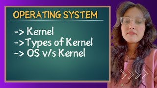 Operating System  Kernel and Operating System  Revision [upl. by Aleibarg]