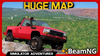 BeamNG JUST GOT BIGGER  OGC TWO Map Mod [upl. by Yraeht]