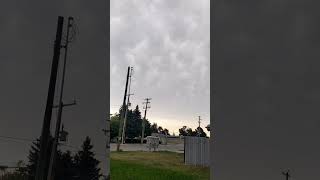 Funky clouds in Coaldale Alberta Coaldale  Alberta  Weather [upl. by Melodee70]