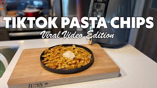 Viral TikTok PASTA CHIPS Recipe  Air Fryer [upl. by Aneeled]