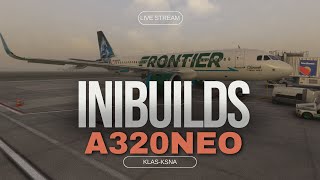 Lets Try IniBuilds A320neo \ FLYTAMPA KLAS v2 \ Las Vegas to Santa Ana [upl. by Nibbs]